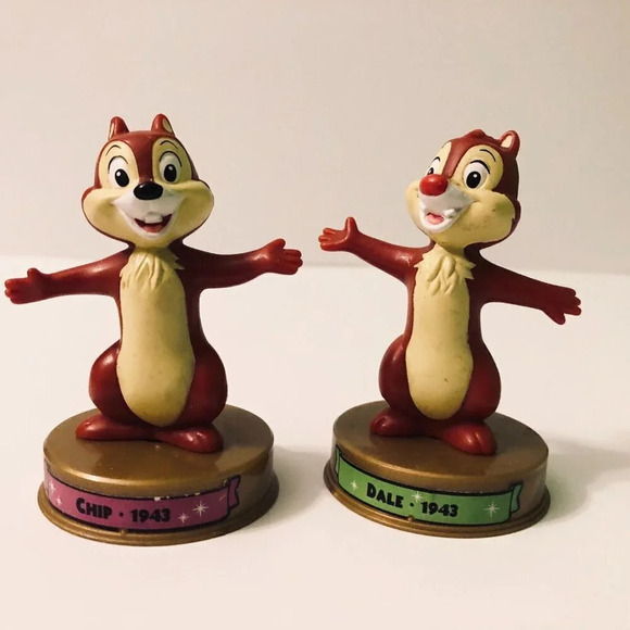 2002 Disney McDonalds 100 Years of Magic Chip and Dale and Fifer Pig - Picture 3 of 12